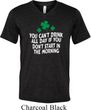 St Patricks Day Drink All Day Tri Blend V-neck
