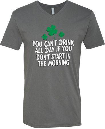 St Patricks Day Drink All Day V-neck