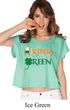 St Patricks Day Drink Til Yer Green Ladies Boxy Tee