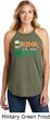 St Patricks Day Drink Til Yer Green Ladies Tri Rocker Tank Top