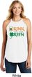 St Patricks Day Drink Til Yer Green Ladies Tri Rocker Tank Top