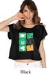 St Patricks Day Eat Drink Be Irish Ladies Boxy Tee