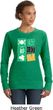 St Patricks Day Eat Drink Be Irish Ladies Crewneck Sweatshirt