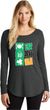 St Patricks Day Eat Drink Be Irish Ladies Tri Long Sleeve