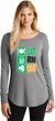 St Patricks Day Eat Drink Be Irish Ladies Tri Long Sleeve