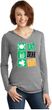 St Patricks Day Eat Drink Be Irish Ladies Tri Long Sleeve Hoodie