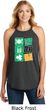 St Patricks Day Eat Drink Be Irish Ladies Tri Rocker Tank Top