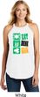 St Patricks Day Eat Drink Be Irish Ladies Tri Rocker Tank Top