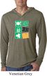 St Patricks Day Eat Drink Be Irish Lightweight Hoodie Tee T-Shirt