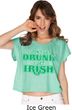 St Patricks Day I Don't Get Drunk Ladies Boxy Tee