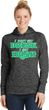 St Patricks Day I Don't Get Drunk Ladies Dry Wicking Hoodie