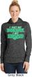 St Patricks Day I Don't Get Drunk Ladies Dry Wicking Hoodie
