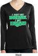 St Patricks Day I Don't Get Drunk Ladies Dry Wicking Long Sleeve