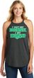 St Patricks Day I Don't Get Drunk Ladies Tri Rocker Tank Top