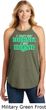 St Patricks Day I Don't Get Drunk Ladies Tri Rocker Tank Top