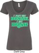 St Patricks Day I Don't Get Drunk Ladies V-Neck