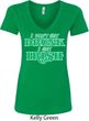 St Patricks Day I Don't Get Drunk Ladies V-Neck