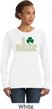 St Patricks Day I Love Beer Ladies Crewneck Sweatshirt