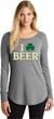 St Patricks Day I Love Beer Ladies Tri Long Sleeve