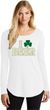 St Patricks Day I Love Beer Ladies Tri Long Sleeve
