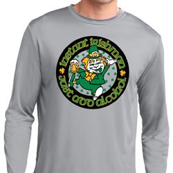 St Patricks Day Instant Irishman Dry Wicking Long Sleeve