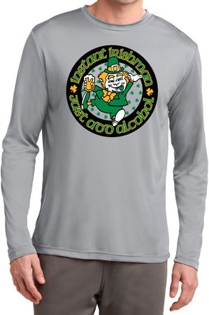 St Patricks Day Instant Irishman Dry Wicking Long Sleeve
