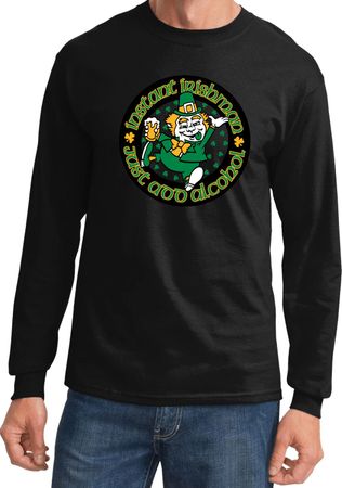 St Patricks Day Instant Irishman Long Sleeve