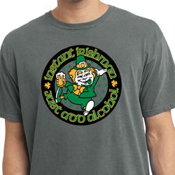 St Patricks Day Instant Irishman Pigment Dyed T-shirt