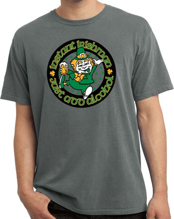 St Patricks Day Instant Irishman Pigment Dyed T-shirt