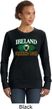 St Patricks Day Ireland Drinking Team Ladies Crewneck Sweatshirt