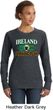 St Patricks Day Ireland Drinking Team Ladies Crewneck Sweatshirt