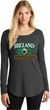 St Patricks Day Ireland Drinking Team Ladies Tri Long Sleeve