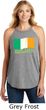 St Patricks Day Ireland Flag Ladies Tri Rocker Tank Top