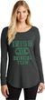 St Patricks Day Irish Drinking Team Ladies Tri Long Sleeve