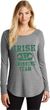 St Patricks Day Irish Drinking Team Ladies Tri Long Sleeve
