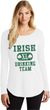 St Patricks Day Irish Drinking Team Ladies Tri Long Sleeve