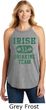 St Patricks Day Irish Drinking Team Ladies Tri Rocker Tank Top