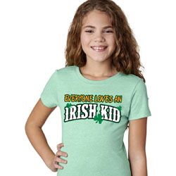St Patricks Day Irish Kid Girls T-shirt St Patricks Day Irish Kid Girls T-shirt
