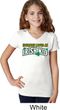 St Patricks Day Irish Kid Girls V-neck Shirt