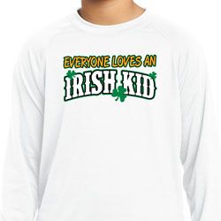St Patricks Day Irish Kid Youth Dry Wicking Long Sleeve St Patricks Day Irish Kid Youth Dry Wicking Long Sleeve