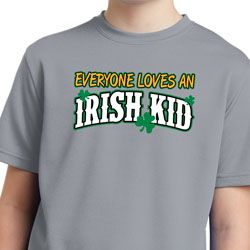St Patricks Day Irish Kid Youth Dry Wicking T-shirt St Patricks Day Irish Kid Youth Dry Wicking T-shirt