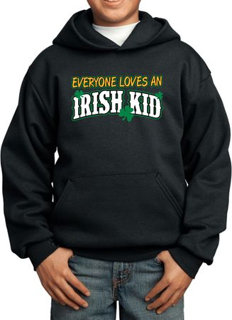 St Patricks Day Irish Kid Youth Hoodie