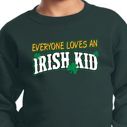 St Patricks Day Irish Kid Youth Sweatshirt St Patricks Day Irish Kid Youth Sweatshirt