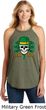 St Patricks Day Irish Pride Ladies Tri Rocker Tank Top