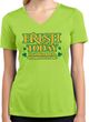 St Patricks Day Irish Today Hungover Ladies Dry Wicking V-neck