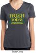 St Patricks Day Irish Today Hungover Ladies Dry Wicking V-neck