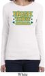 St Patricks Day Irish Today Hungover Ladies Long Sleeve