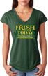 St Patricks Day Irish Today Hungover Ladies Tri Blend V-neck