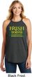 St Patricks Day Irish Today Hungover Ladies Tri Rocker Tank Top