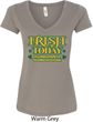 St Patricks Day Irish Today Hungover Ladies V-Neck